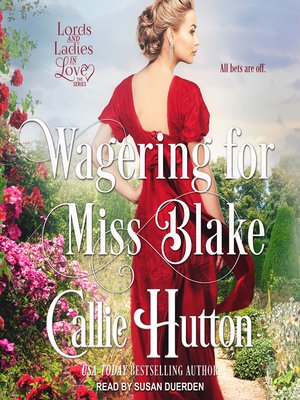 cover image of Wagering for Miss Blake